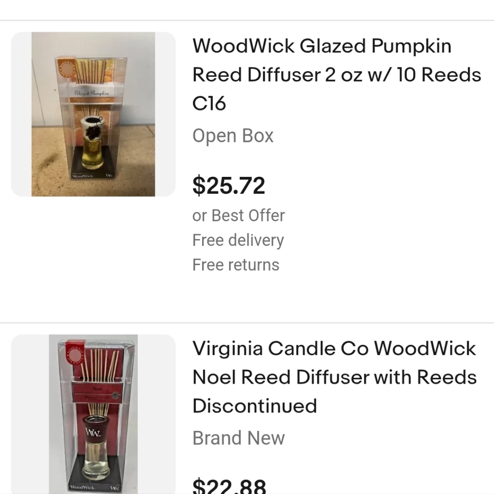 Wood Wic pumpkin spice Reed diffuser fragrance - Picture 7 of 9